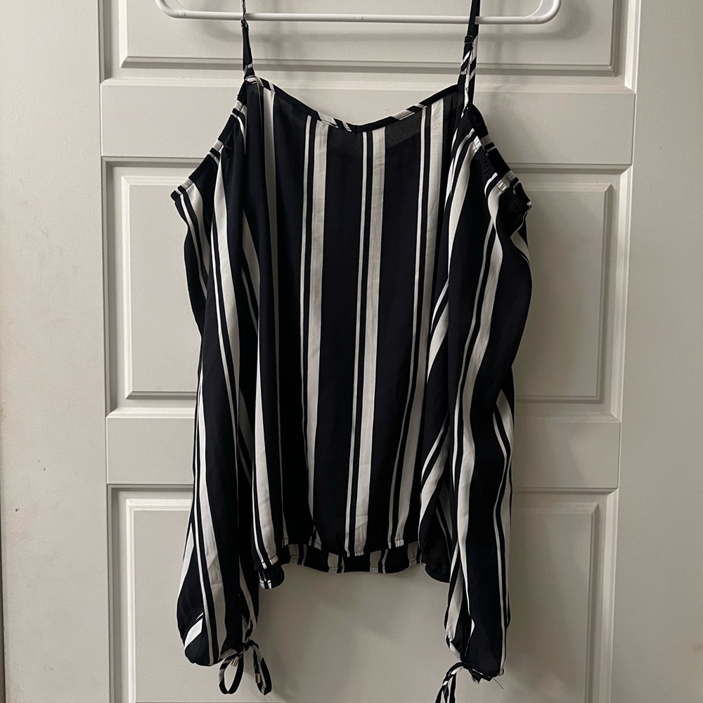 Dynamite Striped Blouse
